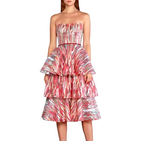 Serena Strapless Midi Dress main image 1